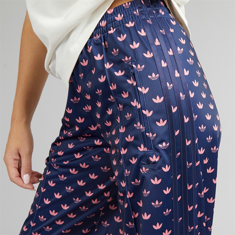 adidas Originals Womens Monogram Firebird Track Pants Dark Blue