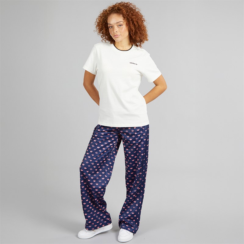 adidas Originals Womens Monogram Firebird Track Pants Dark Blue