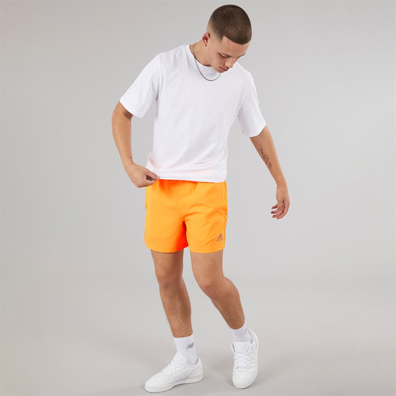 adidas Originals Mens Climacool Training Shorts Flash Orange