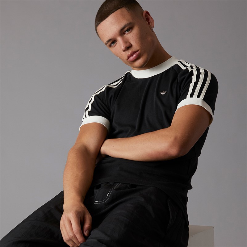 adidas Originals Mens Premium Originals Cali T-Shirt Black