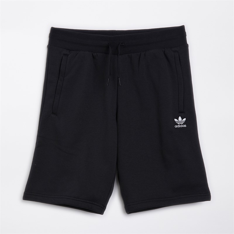 adidas Originals Junior Boys Adicolor Trefoil Essentials Sweat Shorts Black