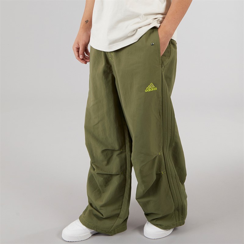 adidas Originals Mens Parachute Tracksuit Pants Olive Strata