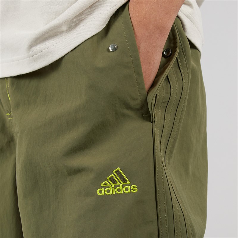 adidas Originals Mens Parachute Tracksuit Pants Olive Strata