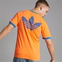 adidas Originals Mens Monogram Cali Graphic Back T-Shirt Solar Orange