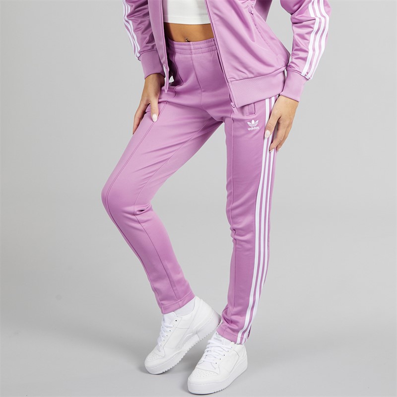adidas Originals Womens Adicolor Superstar Track Pants Preloved Purple
