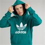 adidas Originals Mens Adicolor Classics Trefoil Hoodie Legacy Teal