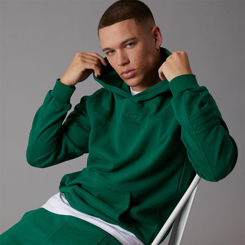 adidas Originals Mens Pre-Loved Hoodie Collegiate Green