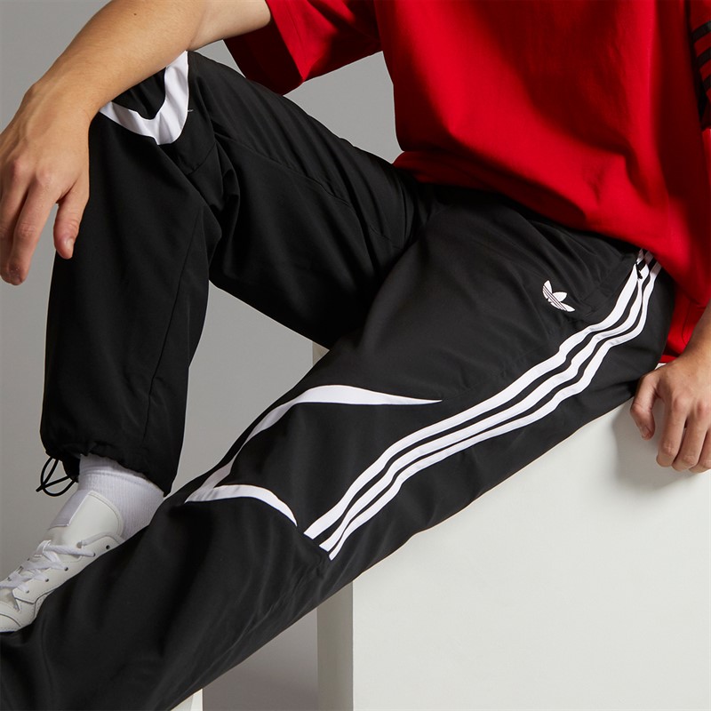 adidas Originals Mens Adicolor Teamgeist Track Pants Black/White