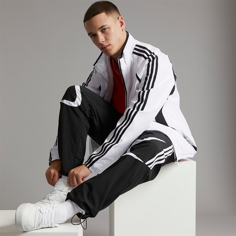 adidas Originals Mens Adicolor Teamgeist Track Pants Black/White