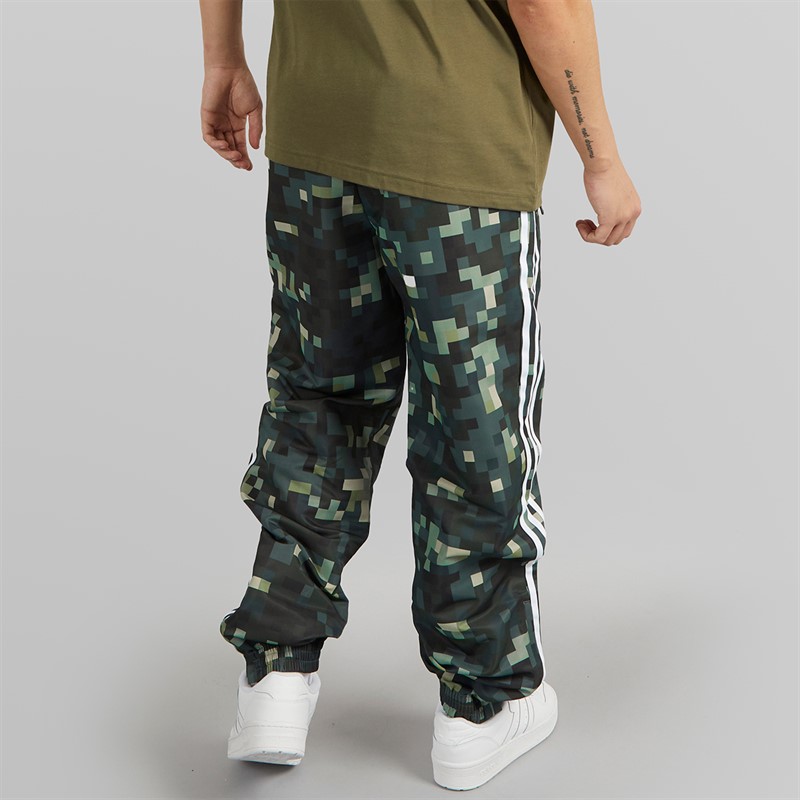 adidas Originals Mens X Minecraft Track Pants Silver Pebble/Magic Lime/Tribe Green/Legend Ivy