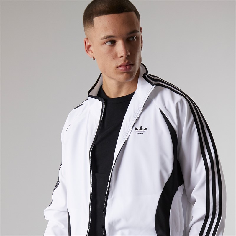 adidas Originals Mens Adicolor Teamgeist Track Top White/Black