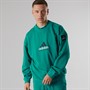 adidas Originals Mens EQT Reflective Crew Neck Sweatshirt Equipment Green