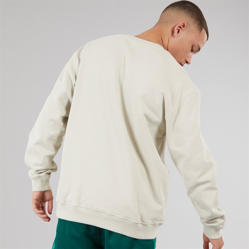 adidas Originals Mens Premium Essentials Crew Sweatshirt Alumina