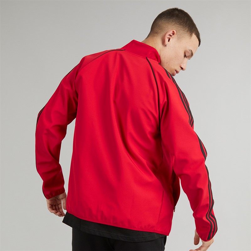 adidas Originals Mens Adicolor Superstar Track Jacket Better Scarlet/Black