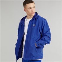 adidas Originals Mens Adicolor Trefoil Windbreaker Jacket Semi Lucid Blue