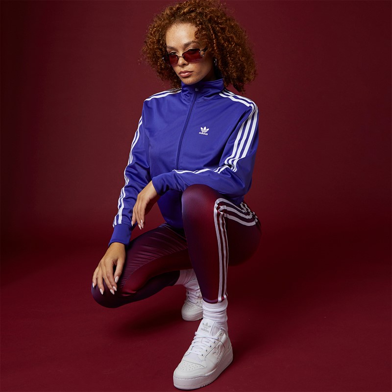 adidas Originals Womens Adicolor Classics Loose Firebird Track Top Energy Ink
