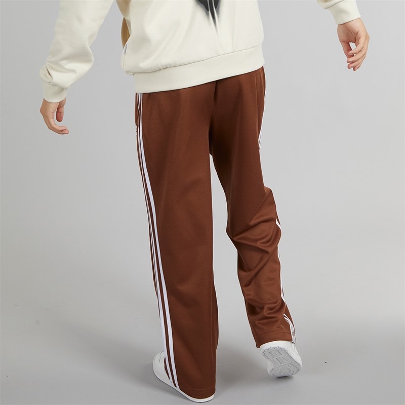 adidas Originals Mens Adicolor Baggy Fit Firebird Track Pants Preloved Brown