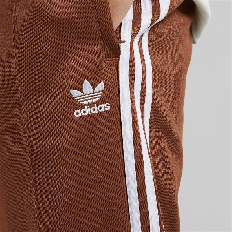 adidas Originals Mens Adicolor Baggy Fit Firebird Track Pants Preloved Brown