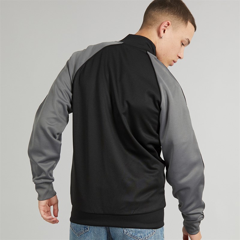 adidas Originals Mens Adicolor Classics Superstar Track Jacket Black/Grey Four