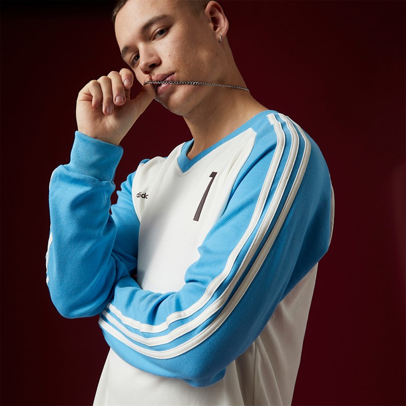 adidas Originals Mens Long Sleeve Jersey Off White