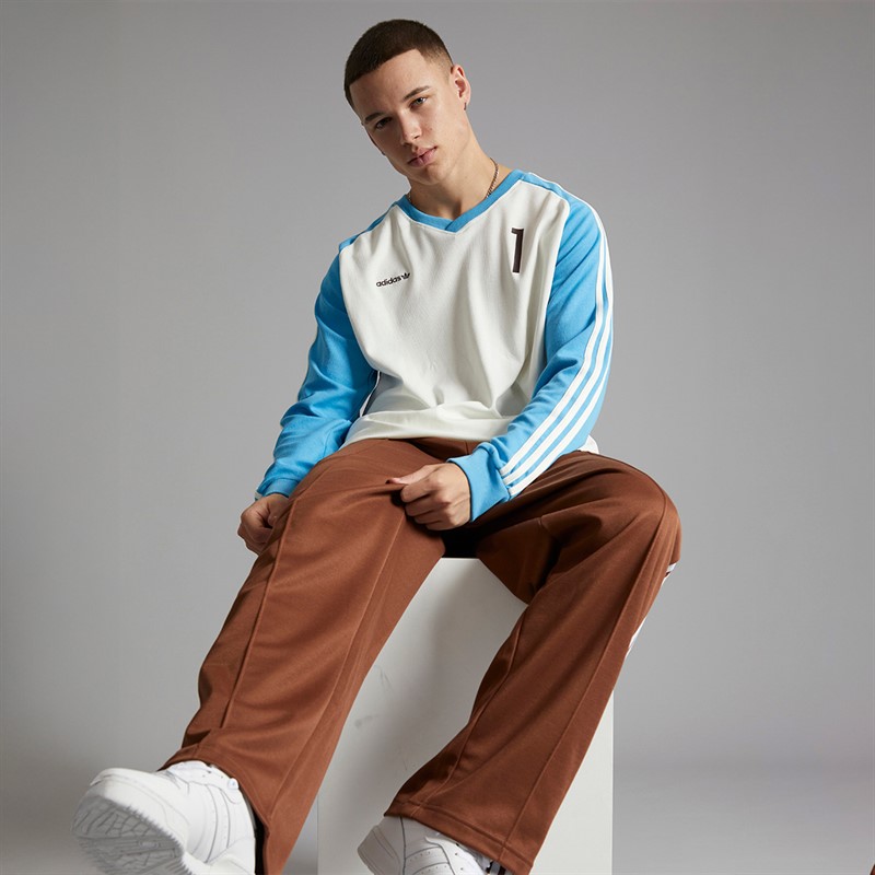 adidas Originals Mens Long Sleeve Jersey Off White