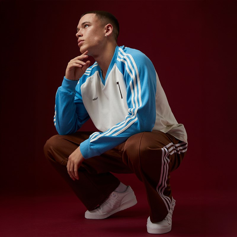 adidas Originals Mens Long Sleeve Jersey Off White