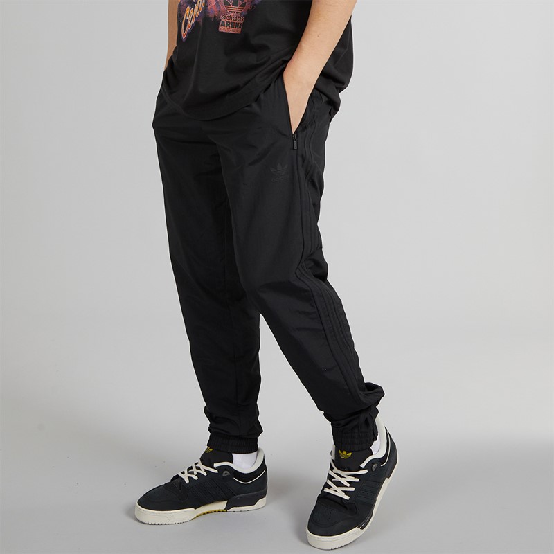 adidas Originals Mens Adicolor Woven Superstar Track Pants Black