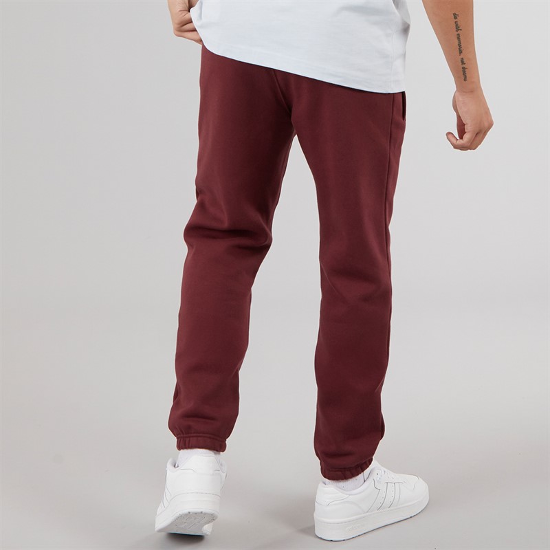 adidas Originals Mens Trefoil Essentials Joggers Shadow Red