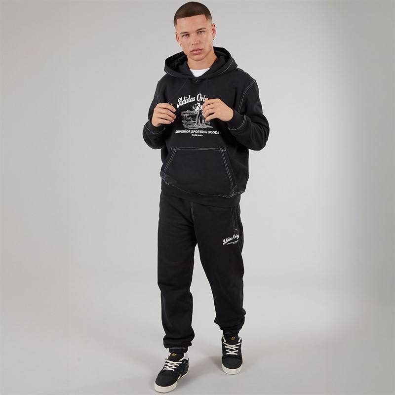 adidas Originals Mens Wabash Track Pants Black