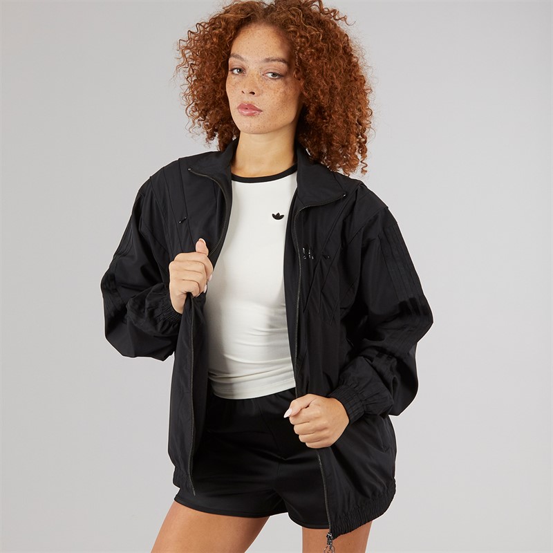 adidas Originals Womens Rasant Cut Line Track Top Black