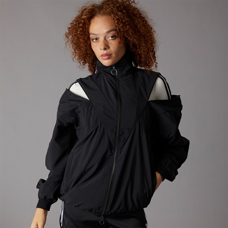 adidas Originals Womens Rasant Cut Line Track Top Black