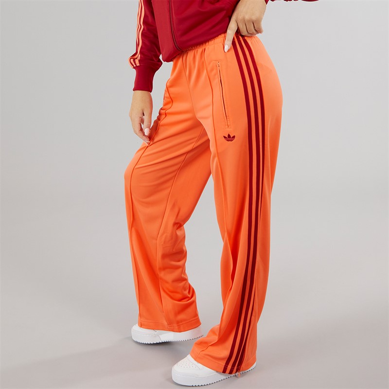 adidas Originals Womens Adicolor Classic Firebird Loose Track Pants Semi Coral/Team Victory Red