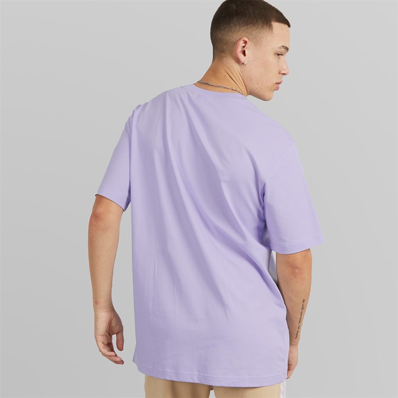 adidas Originals Mens Adicolor Trefoil T-Shirt Violet Tone