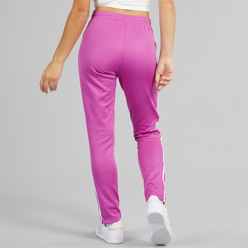 adidas Originals Womens Adicolor Superstar Track Pants Purple Burst