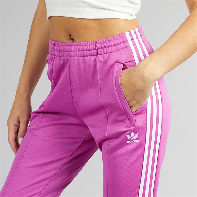 adidas Originals Womens Adicolor Superstar Track Pants Purple Burst