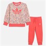 adidas Originals Infant Adidas X Liberty London Graphic Crew Sweatshirt And Joggers Set Cloud White/Multicolor