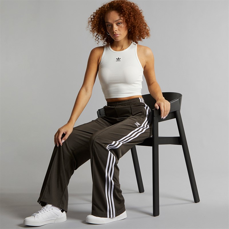 adidas Originals Womens Adicolor Classic Firebird Loose Track Pants Shadow Olive