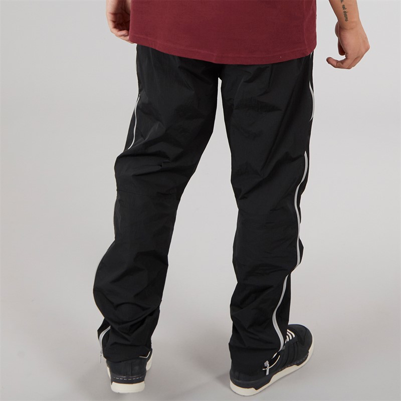 adidas Originals Mens Fashion Side Mesh Zip Track Pants Black