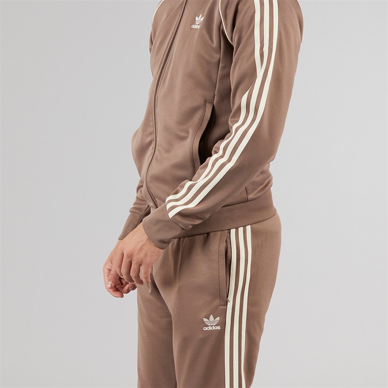 adidas Originals Mens Adicolor Classics Superstar Track Pants Trace Brown