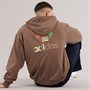adidas Originals Mens Graphic Back Hoodie Earth Strata