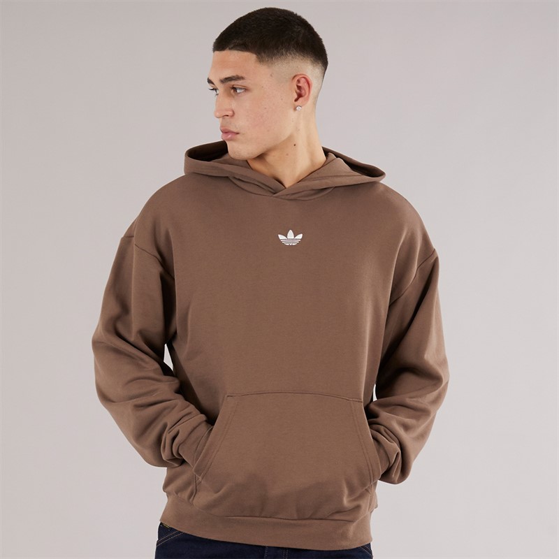 adidas Originals Mens Graphic Back Hoodie Earth Strata