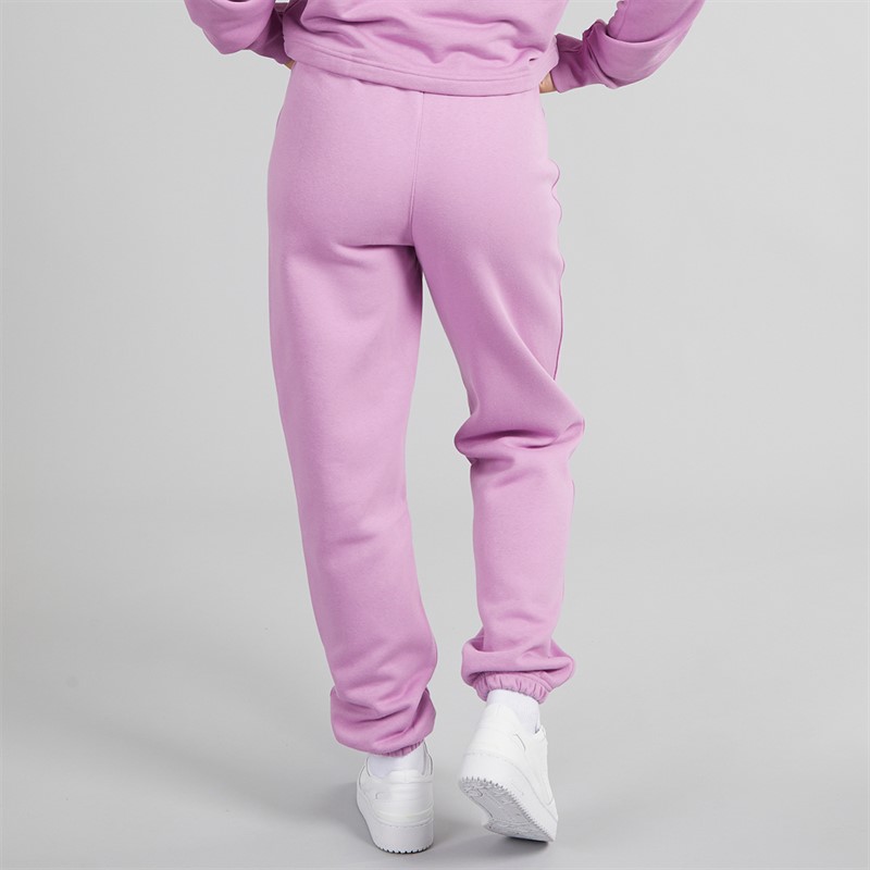 adidas Originals Womens Trefoil Essentials Loose Fleece Joggers Preloved Purple