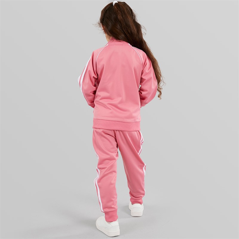 adidas Originals Girls Adicolor Superstar Tracksuit Rose Tone