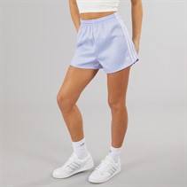 adidas Originals Womens Adicolor Satin Sprint Shorts Violet Tone