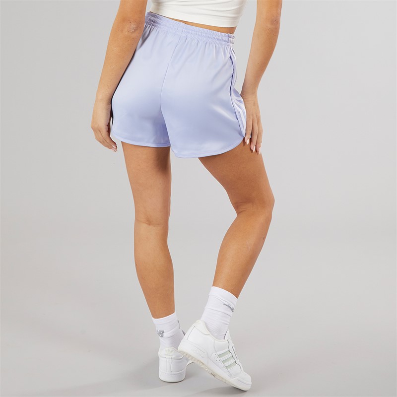 adidas Originals Womens Adicolor Satin Sprint Shorts Violet Tone