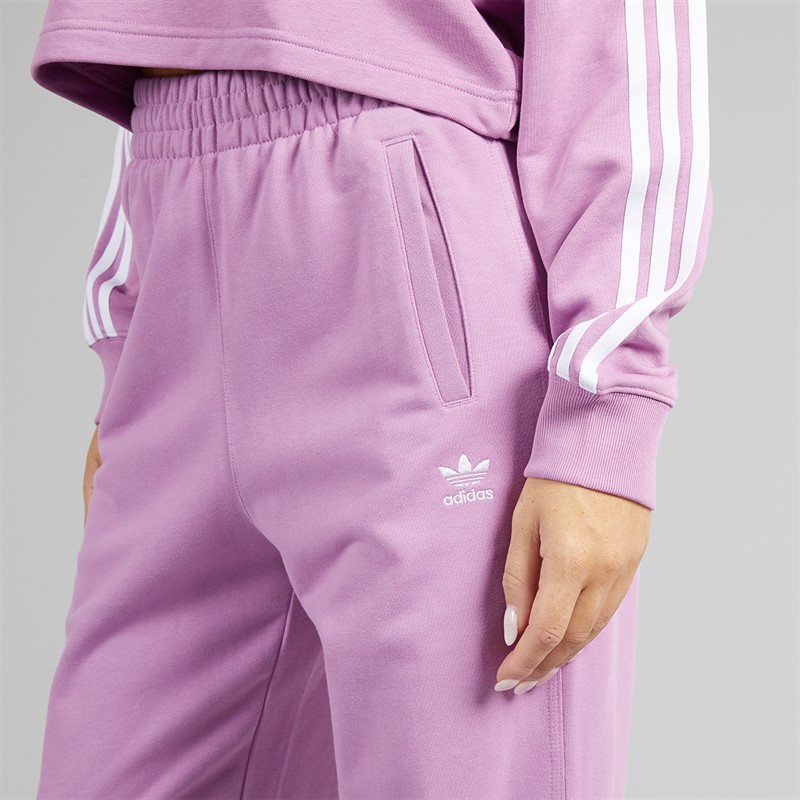 adidas Originals Womens Trefoil Essentials French Terry Joggers Preloved Purple