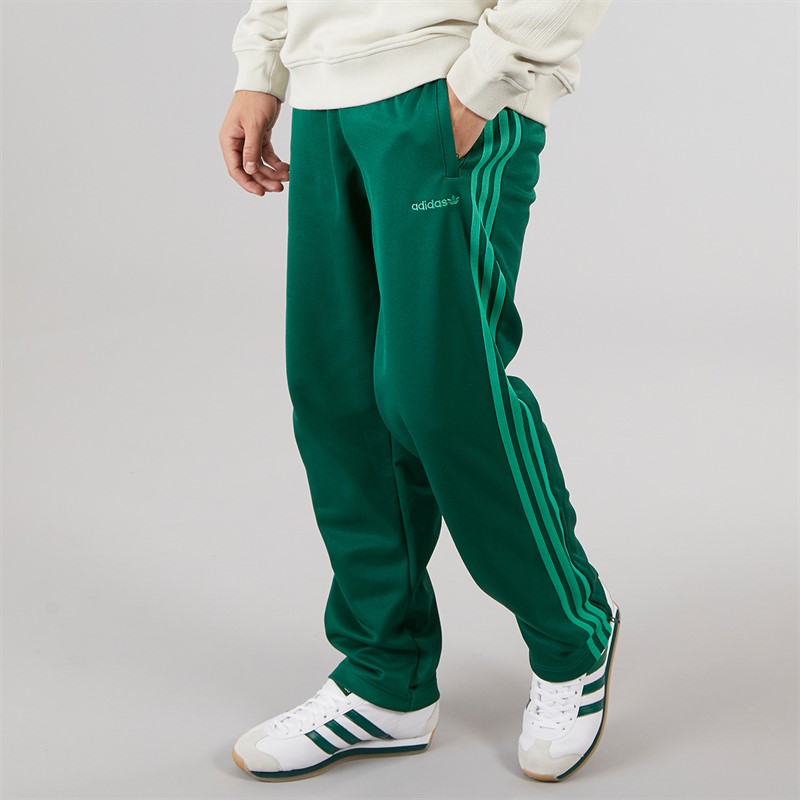 adidas Originals Mens 3-Stripes Track Pants Collegiate Green