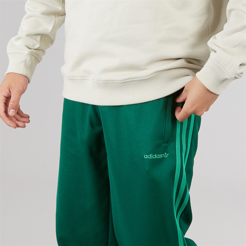 adidas Originals Mens 3-Stripes Track Pants Collegiate Green
