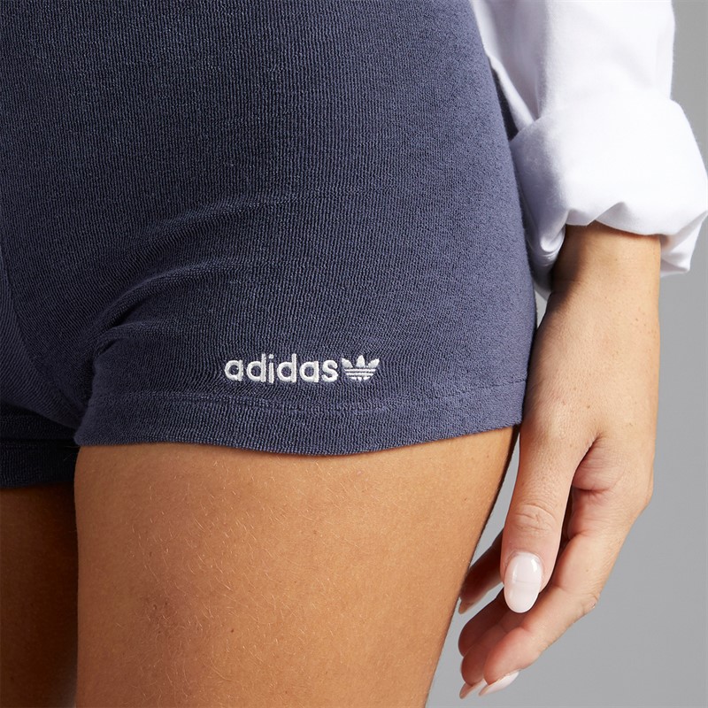 adidas Originals Womens Towel Shorts Shadow Navy