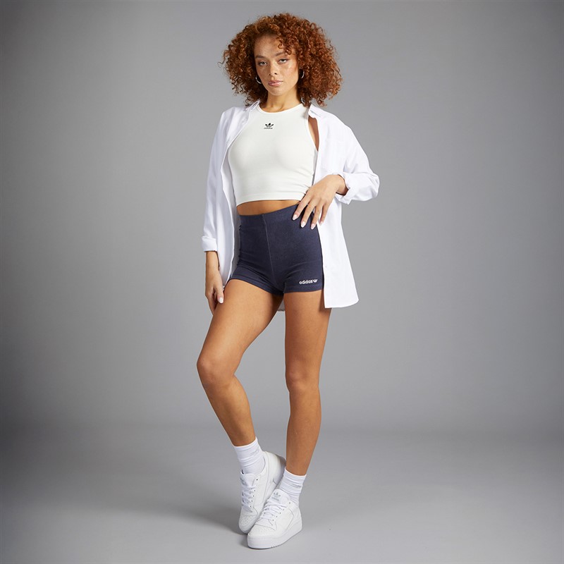 adidas Originals Womens Towel Shorts Shadow Navy